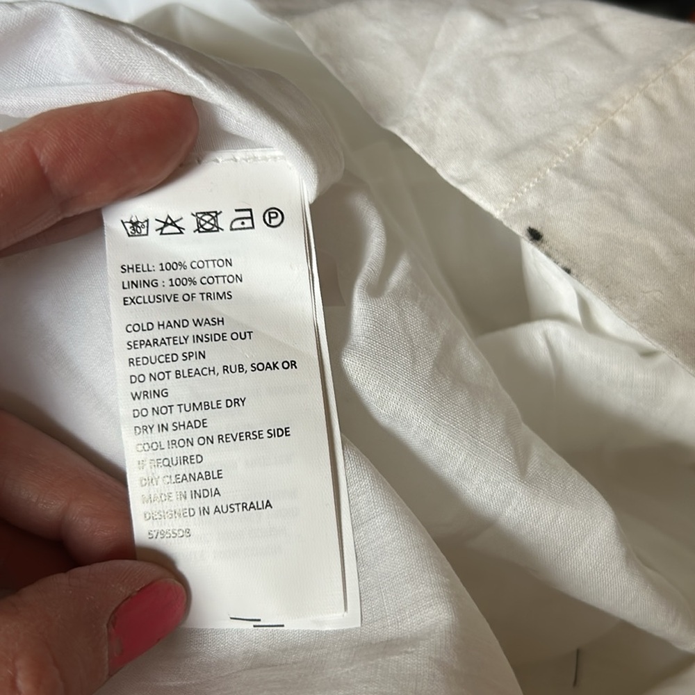 BARDOT MAKAELA MIDI DRESS US 2 XS white - Picture 14 of 14